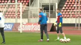 Národní tým trénoval před přípravou se Slováky