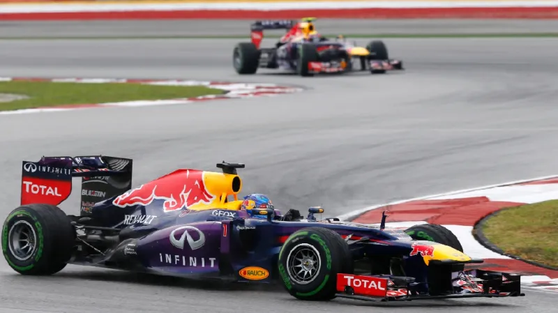 Sebastian Vettel a Mark Webber