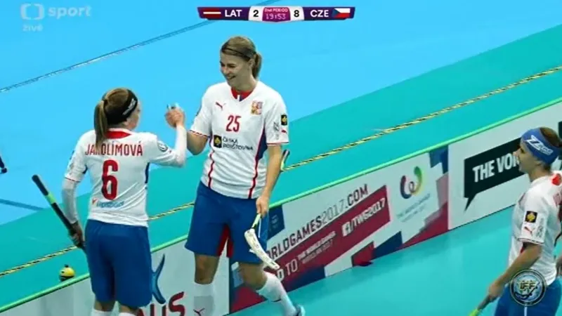 Sestřih utkání Lotyšsko - Česko