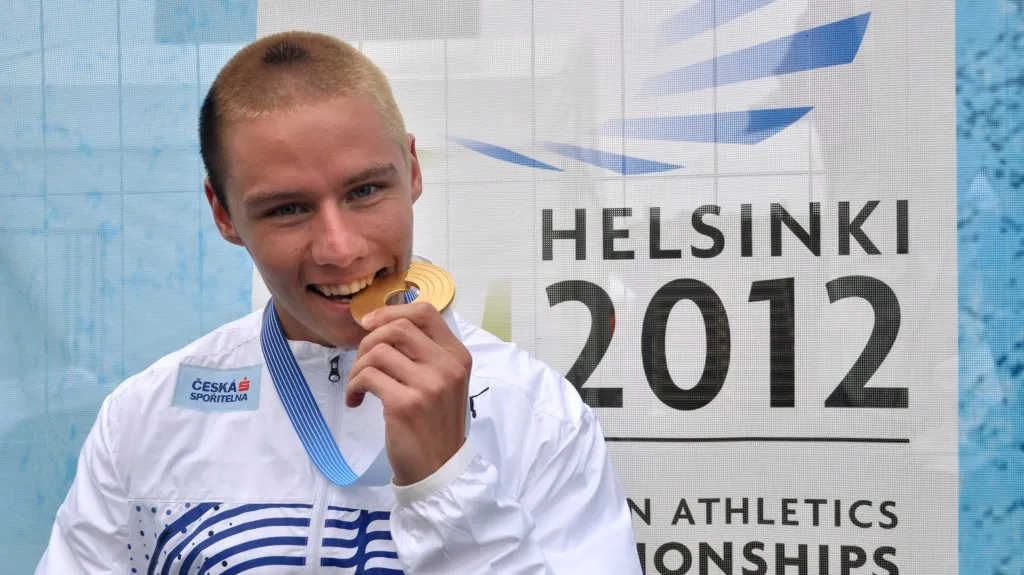 Pavel Maslák se zlatou medaiíl z ME