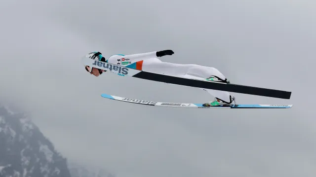 Tři nejlepší z prvního kola letů v Planici