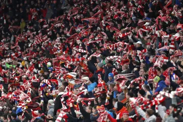 Fanoušci Slavie během utkání v Evropské lize