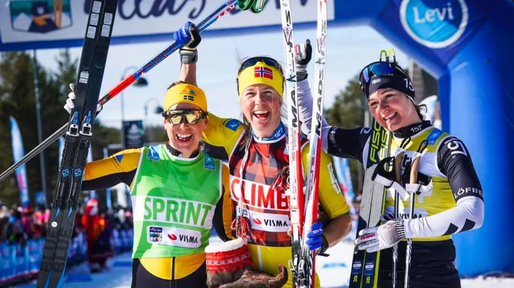 Nejlepší trojice ze závodu Ylläs-Levi