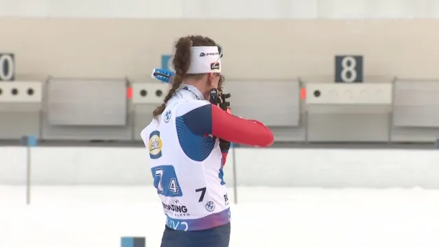 Sestřih štafety biatlonistek SP v Ruhpoldingu
