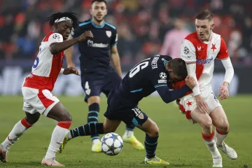 Zápas Slavie s Bilbaem v Lize mistrů