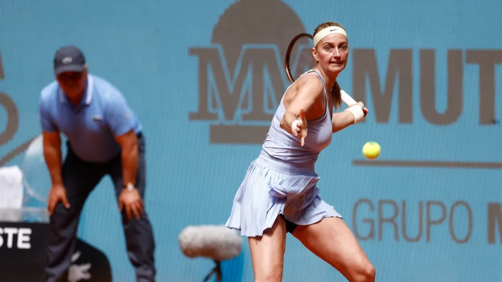 Petra Kvitová na turnaji WTA v Madridu