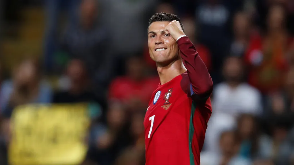 Kanonýr portugalské reprezentace Cristiano Ronaldo