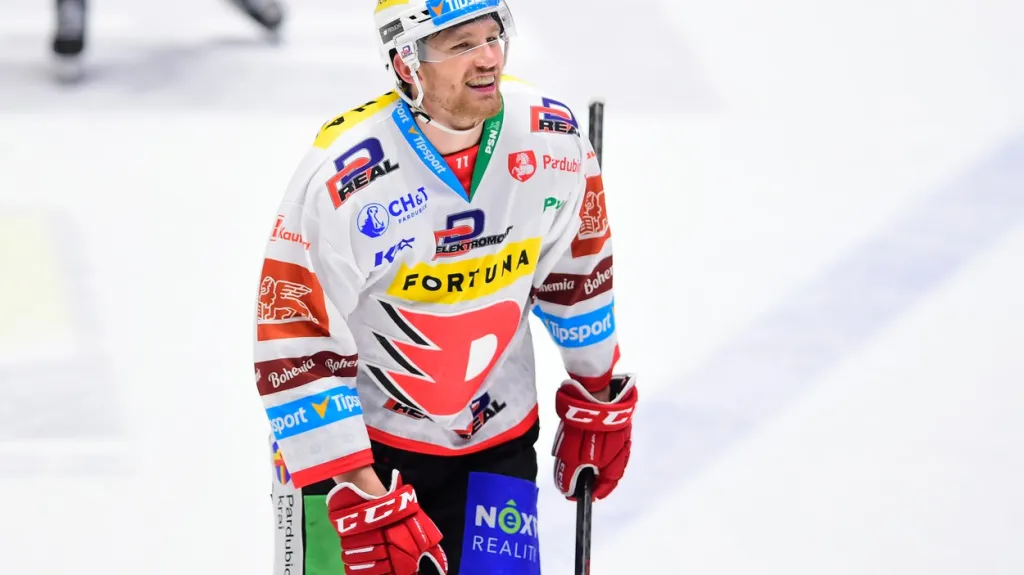 Pardubický útočník Adam Musil