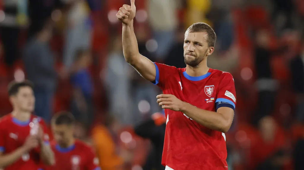 Kapitán české reprezentace Tomáš Souček
