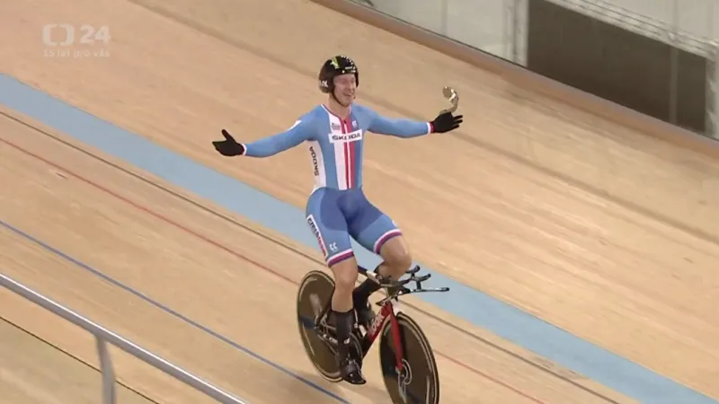 Bábek je mistrem Evropy na kilometru s pevným startem