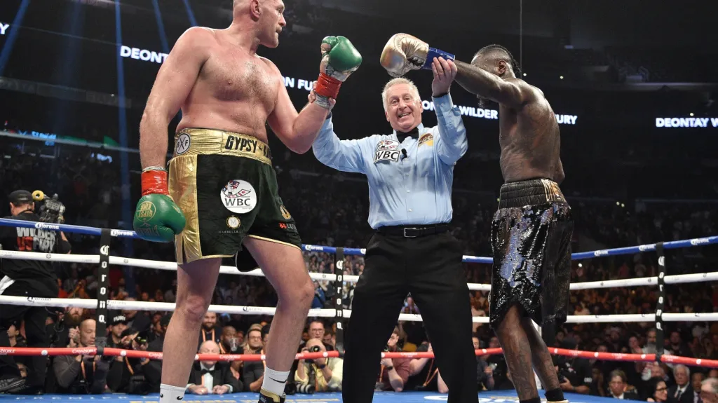 Tyson Fury a Deontay Wilder