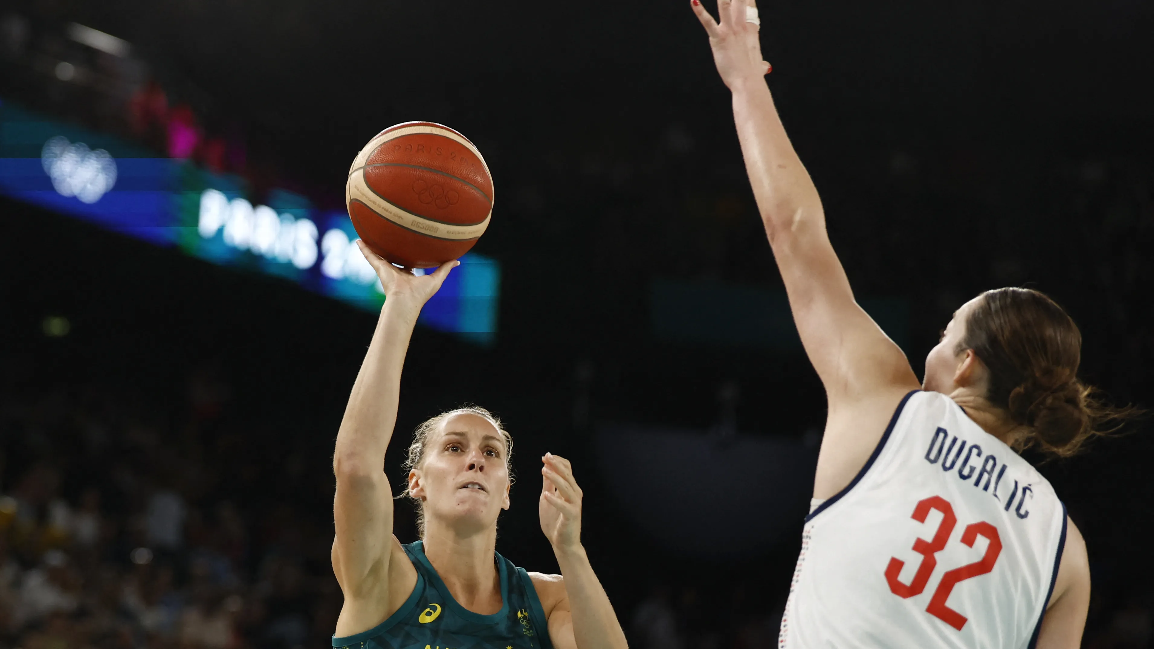 Záznam čtvrtfinále basketbalistek Srbsko – Austrálie