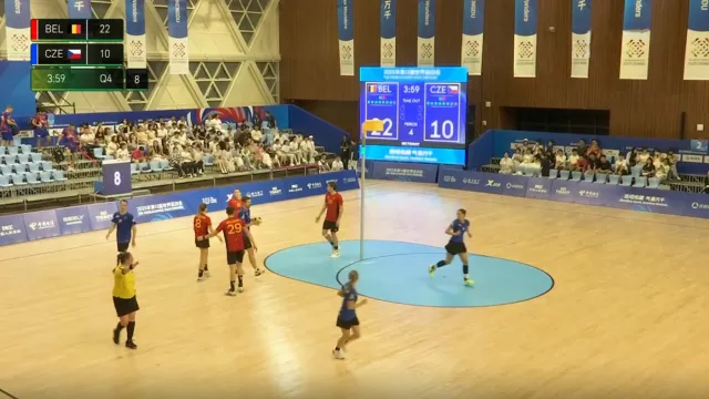 Světové hry: korfbal Belgie – Česko 26:10