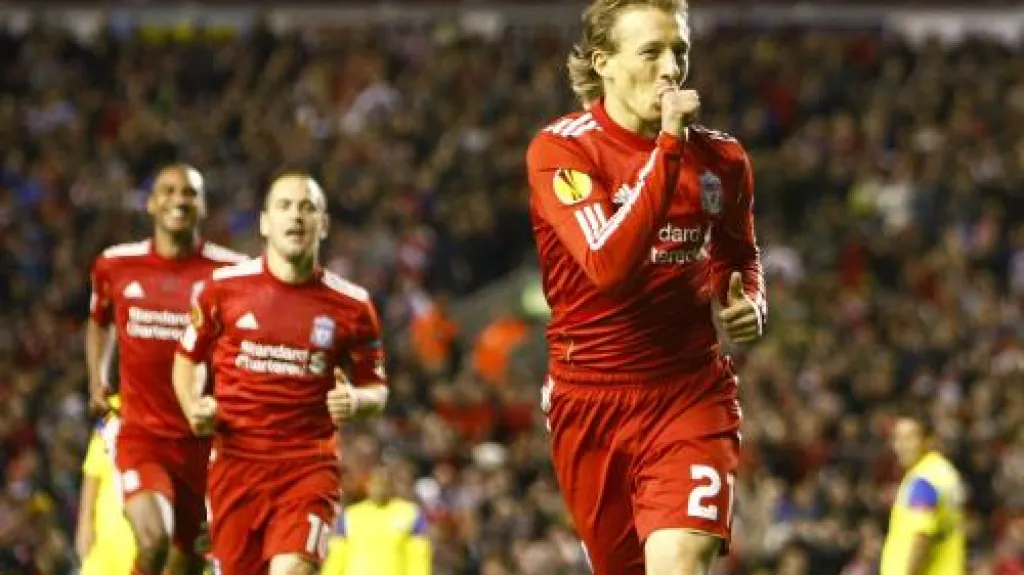 Radost hráčů Liverpoolu