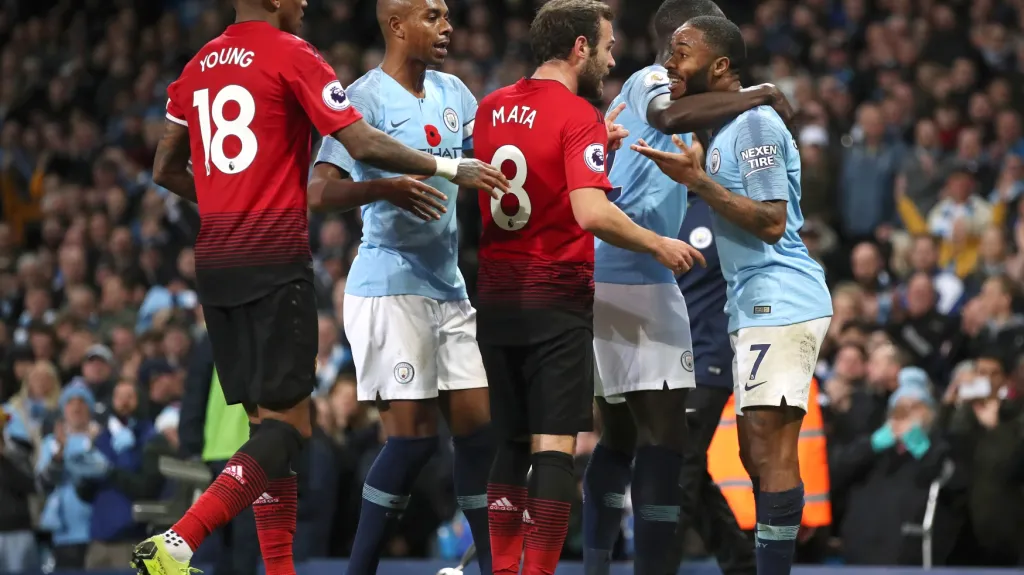 Utkání Manchester City - Manchester United