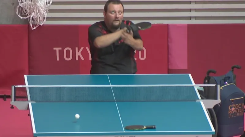 Paralympionici se už připravují v Tokiu. Suchánek si vyzkoušel halu na stolní tenis