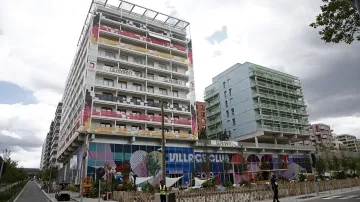 Pohled na budovu německé reprezentace v olympijské vesnici v Paříži