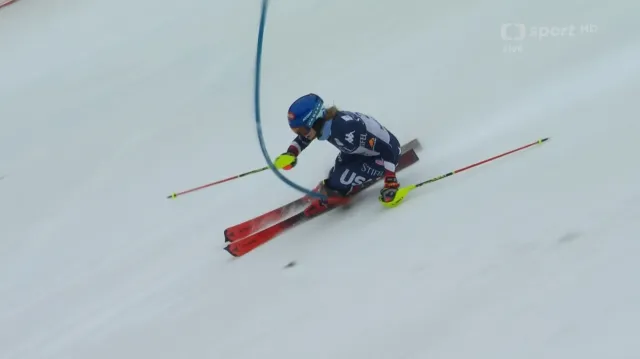 Vítězná jízda Mikaely Shiffrinové ve 2. kole slalomu v Sun Valley
