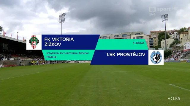 Sestřih utkání Viktoria Žižkov – Prostějov