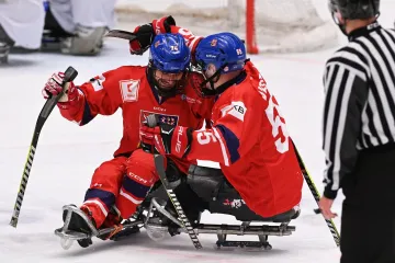 Slavící Michal Geier a Filip Veselý