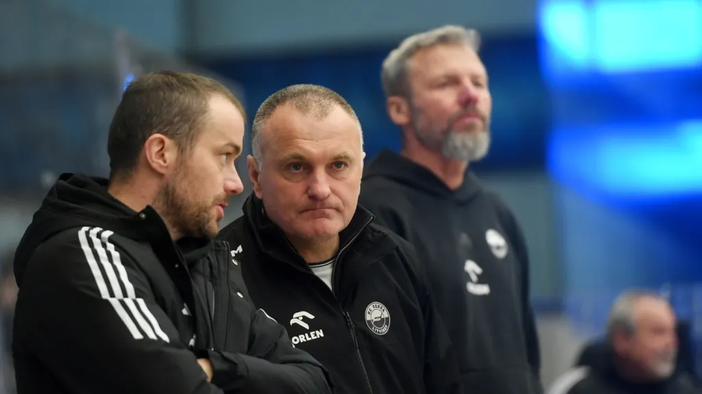 Robert Reichel na střídačce Litvínova