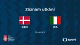Záznam utkání Dánsko – Itálie