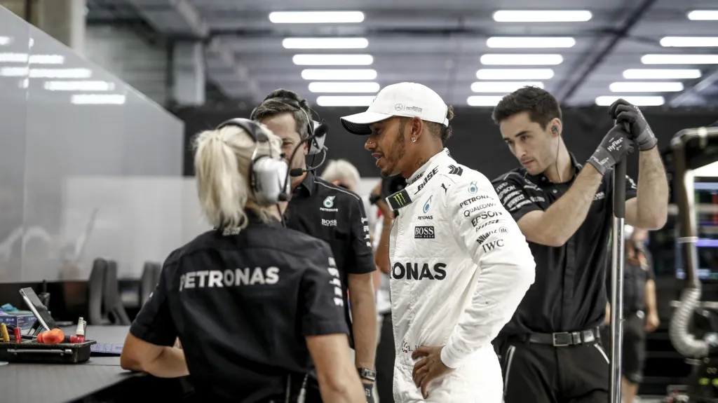 Lewis Hamilton z Mercedesu