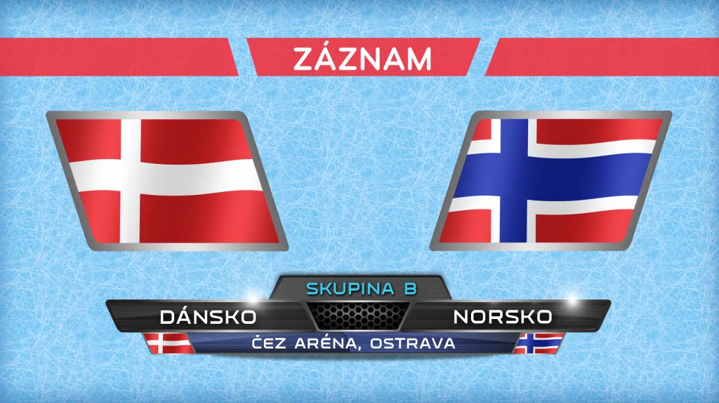 Záznam utkání Dánsko - Norsko