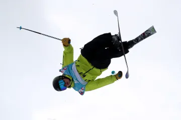 Kanaďan Brendan Mackay ve finále MS na U-rampě