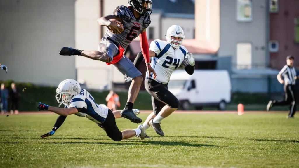 Utkání Vysočina Gladiators – Ostrava Steelers