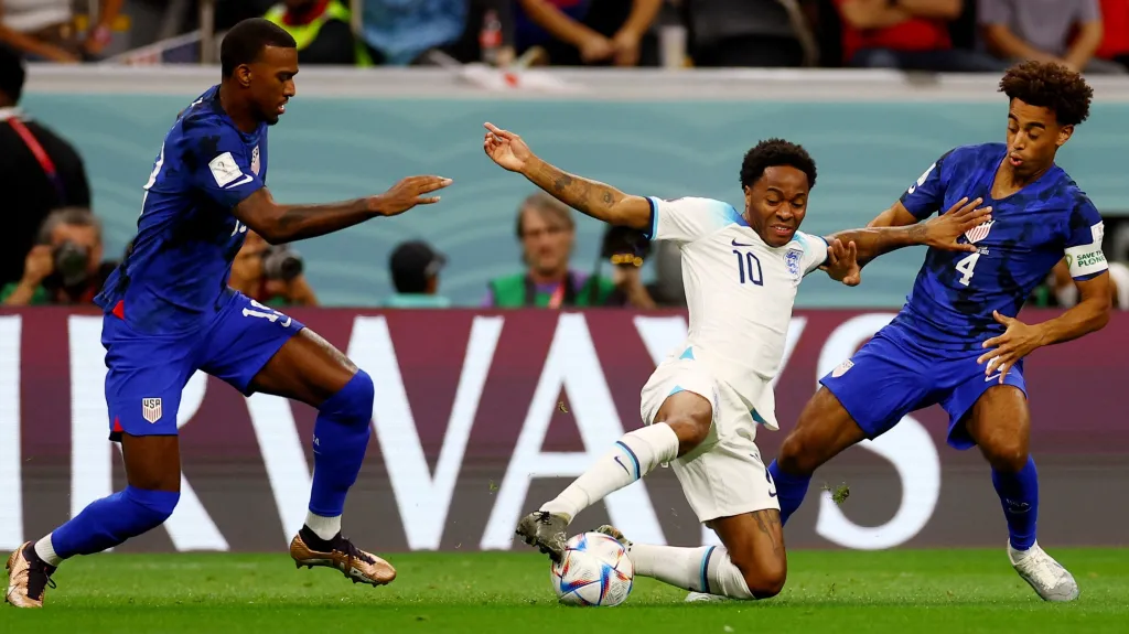 Utkání Anglie - USA