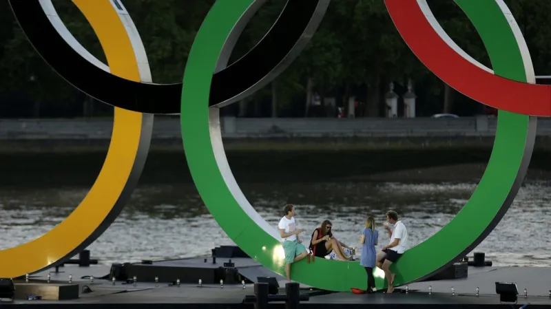Londýn před zahájením olympiády