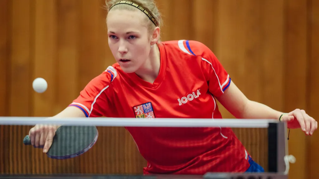 Stolní tenistka Hodonína Linda Záděrová
