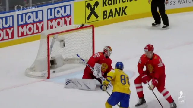 Gól v utkání Švédsko - Rusko: Nylander - 2:6 (53. min.)