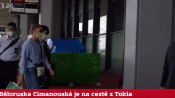 Cimanouská odletěla z Tokia do Vídně