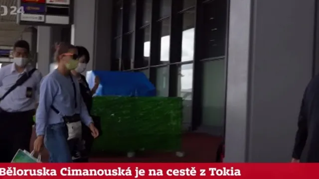 Cimanouská odletěla z Tokia do Vídně