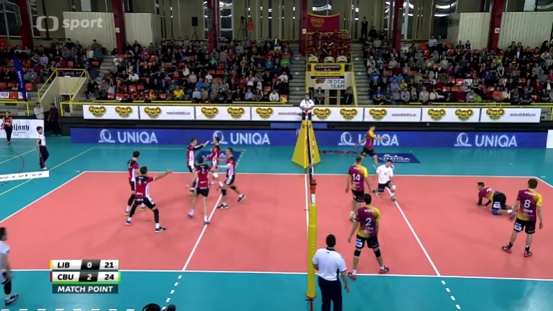 České Budějovice porazily Liberec 3:0 na sety