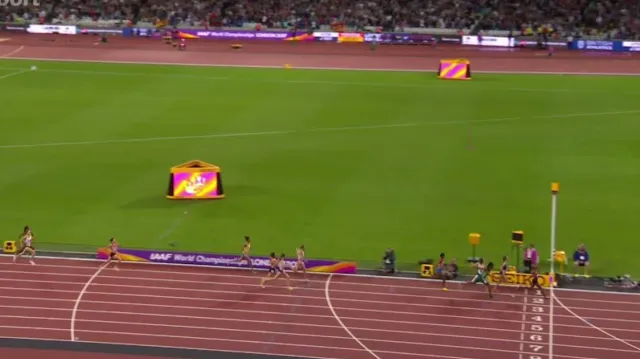 Finále ženského závodu na 1500 metrů