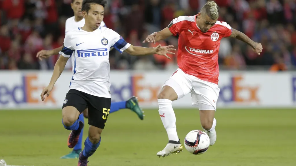 Utkání Beer Ševa - Inter Milán