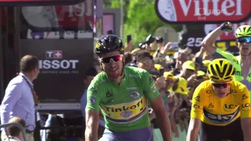 Závěr 11. etapy Tour de France 2016