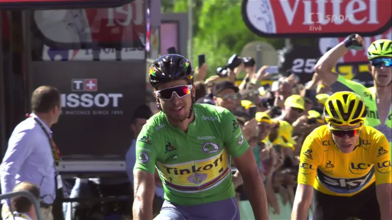 Závěr 11. etapy Tour de France 2016