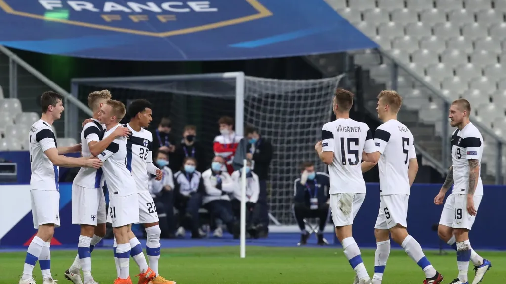 Radost fotbalistů Finska