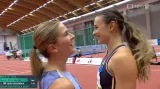 Závod 60 m překážkářek na Czech Indoor Gala