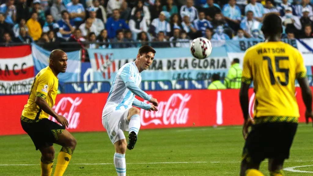 Utkání Argentina - Jamajka