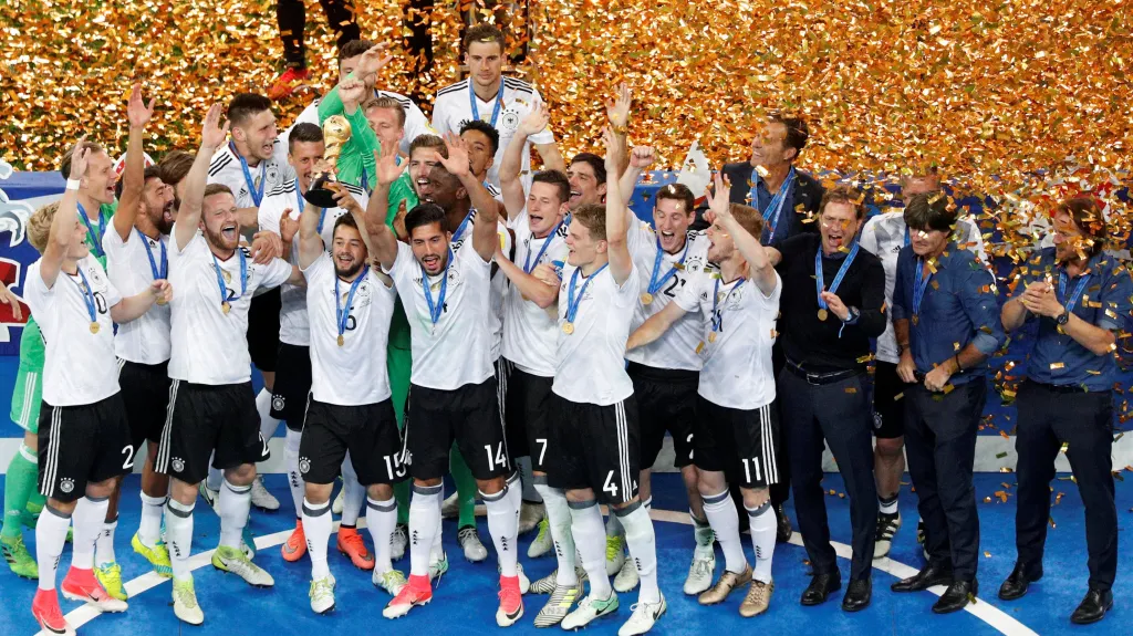 Fotbalisté Německa slaví triumf na Konfederačním poháru