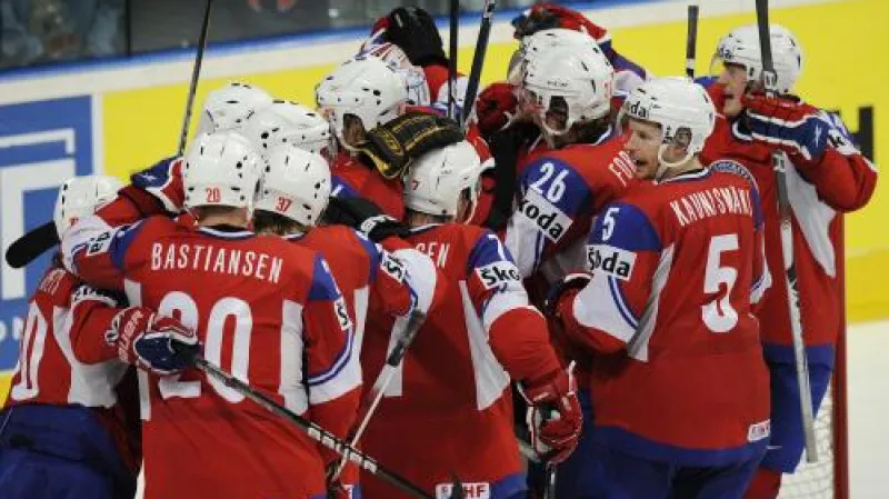Zápas Norsko - Česko na MS v ledním hokeji 2010