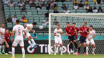 Gól v utkání Česko - Dánsko: Delaney - 0:1 (5. min.)