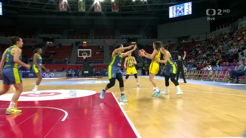 Závěr utkání USK Praha – Fenerbahce Istanbul