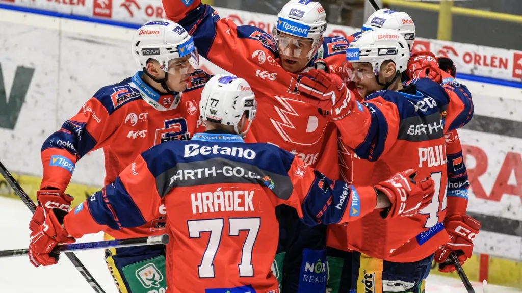 Pardubičtí hokejisté se radují