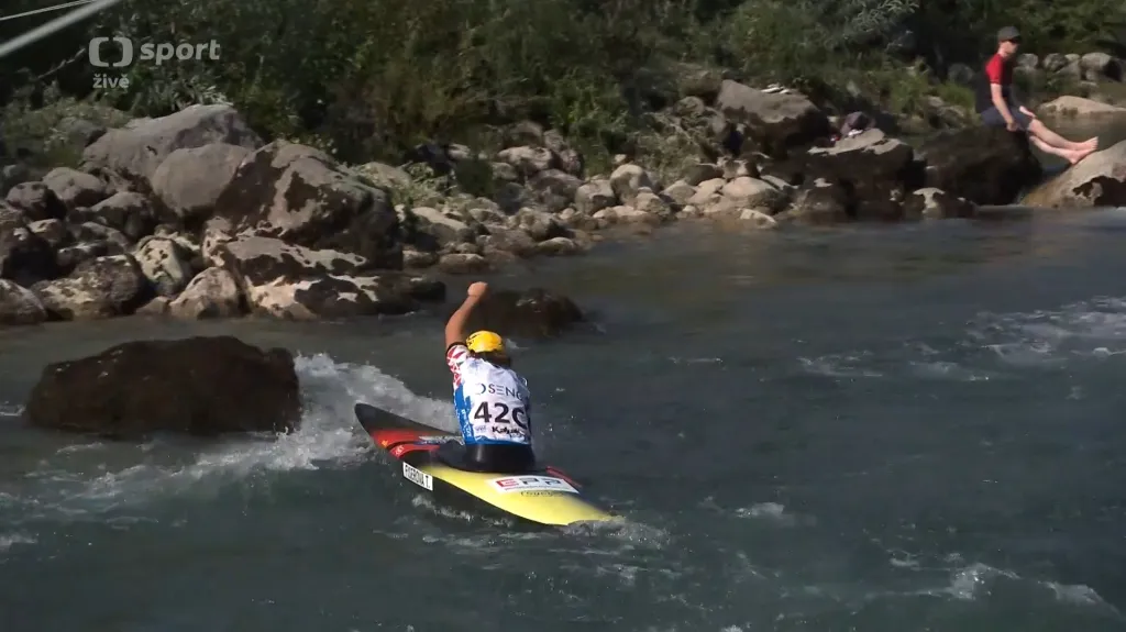 Čeští vodní slalomáři berou z ME do 23 let hned čtyři medaile z hlídek